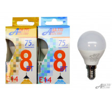 Лампа светодиодная LED-Regular шар 8Вт Е14 4000К 102-23