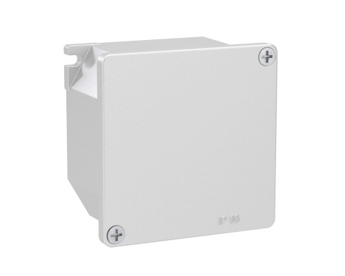 Коробка DKC ответвительная алюминиевая окрашенная, IP66/IP67, RAL9006, 90х90х53мм 65300