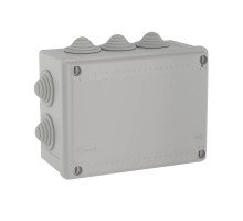 Коробка DKC ответвит. с 10 кабельными вводами д.32мм, IP55, 240х190х90мм 54200