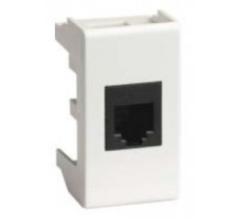 Viva DKC Комп.роз. RJ45 кат.5e, 8P8C,   белая, 1мод 45038