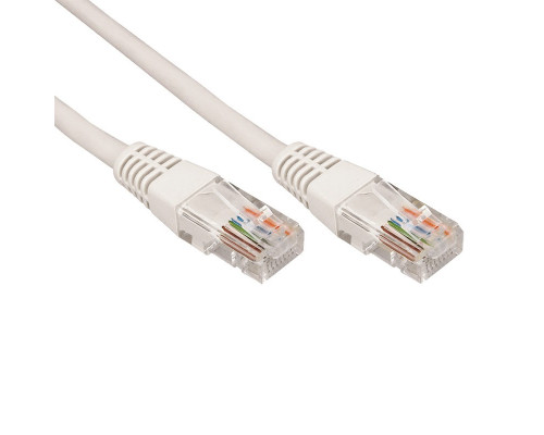 Патч-корд REXANT UTP 5e кат. литой  15М  СЕРЫЙ 14293 18-1010
