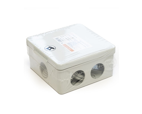 Коробка Промрукав ОП безгалогенная (HF) 100х100х50 IP55 (60шт/кор) (для монтажного пистолета) 40-0302