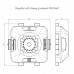 Площадка под стяжку УСИЛЕННАЯ для прямого монтажа черная (50шт/750шт уп/кор) Промрукав PR13.0460