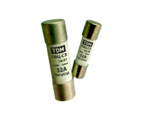 Плавкая вставка ПВЦ-С2 10х38 6А TDM SQ0729-0005