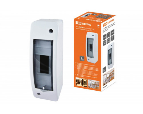 Бокс КМПн 1/2 для наруж. уст. с крышкой IP42 TDM* SQ0907-0003
