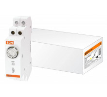 Лампа сигнальная ЛС-47 желтая (LED) AC/DC TDM SQ0214-0010