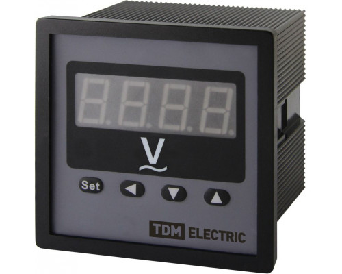 Цифровой вольтметр ЦП-В72 0-9999В-0,5-Р TDM