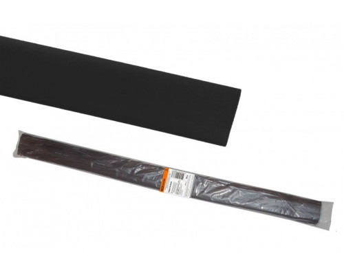 Термоусаживаемая трубка ТУТнг TDM 16/8 черная по 1м (50 м/упак) TDM SQ0518-0242