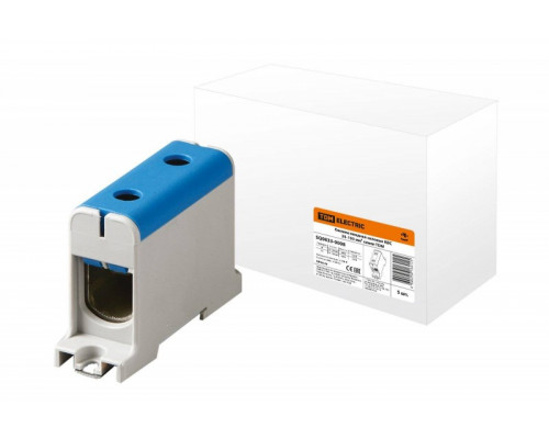Клемма вводная силовая КВС 35-150 кв.мм. синяя TDM SQ0833-0008