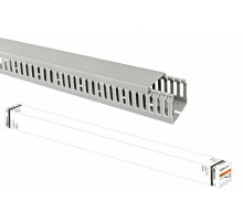 Кабель канал перфорированный 40х40 перфорация 6/7 TDM (36 м) SQ0410-0003