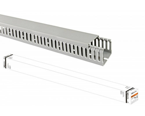 Кабель канал перфорированный 40х40 перфорация 6/7 TDM (36 м) SQ0410-0003