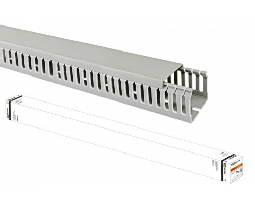 Кабель-канал перфорированный 50х50 перфорация 6/8 TDM (24 м) ВК-91392 SQ0410-0005