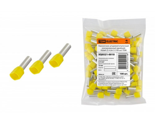 Наконечник НШвИ(2) 4,0х12 (100 шт) TDM SQ0521-0010