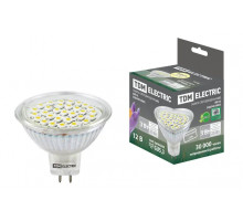 Лампа светодиодная PAR16-7 Вт-220 В -4000 К–GU 10 SMD (с матовым стеклом) TDM SQ0340-0065