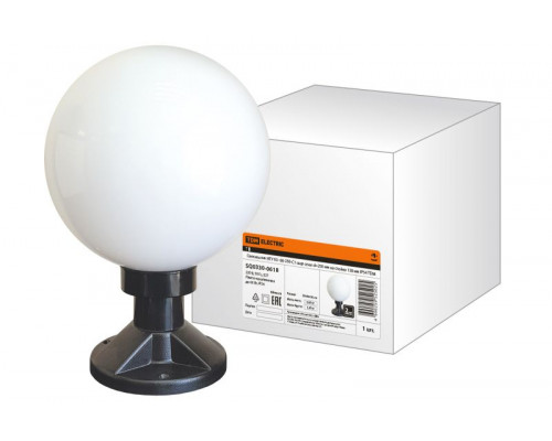 Светильник НТУ 03- 60-250-С1 шар опал d=250 мм на стойке 130 мм IP54 TDM SQ0330-0618