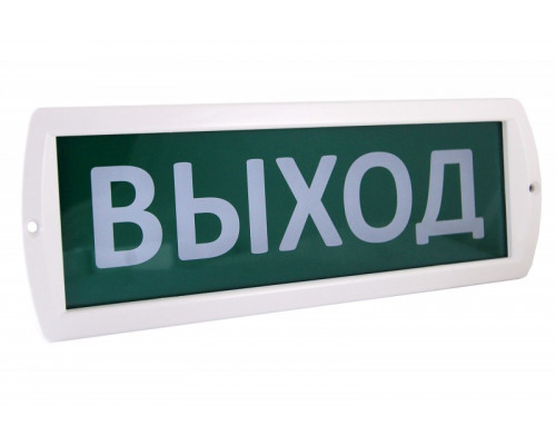 Оповещатель охранно-пожарный световой Топаз-220-РИП "Выход" 220 В резерв. источник питания, IP52 TDM SQ0349-0204