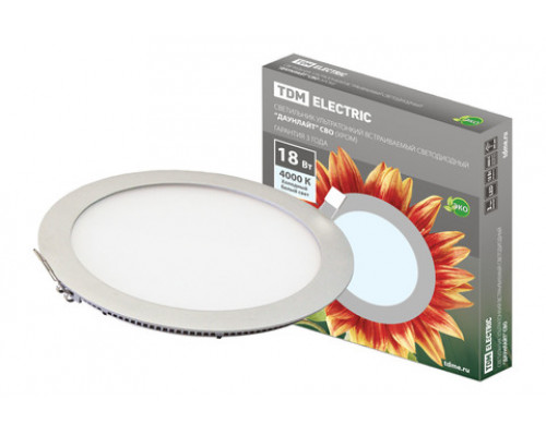 Светильник встр. LED "Даунлайт СВО" 12 Вт 4000К TDM SQ0329-0010