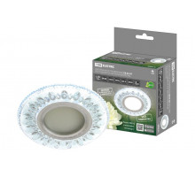 Софит СВ 03-07 MR16 50Вт G5.3 LED подсветка 3 Вт зеркальный/хром TDM SQ0359-0134