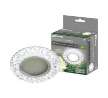 Софит СВ 03-09 MR16 50Вт G5.3 LED подсветка 3 Вт зеркальный/хром TDM SQ0359-0137