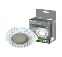 Софит СВ 03-13 MR16 50Вт G5.3 LED подсветка 3 Вт зеркальный/хром TDM SQ0359-0143