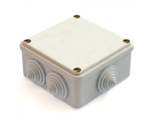 Коробка ОП 100х100х55мм, крышка, IP54, 8вх. инд. штрихкод TDM SQ1401-0513