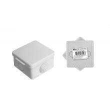 Коробка ОП 65х65х50мм, крышка, IP54, 4вх. штрихкод TDM* 13792 SQ1401-0511
