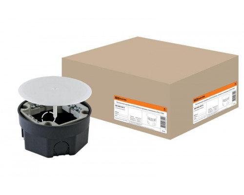 Коробка Распаячная коробка СП D103х50мм, крышка, клеммник, IP20, TDM SQ1402-0014