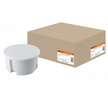 Коробка СП D80х40мм, крышка, серая, IP20, TDM SQ1402-1004