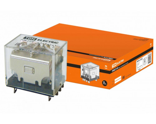 Реле РЭК77/4 10А  12В DC TDM* 10118 SQ0701-0026