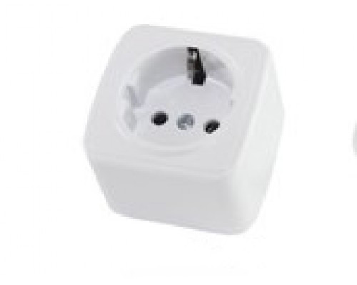 Серия Дача о/у Розетка 1м з/к IP20 16А, белая  Народная SQ1824-0008