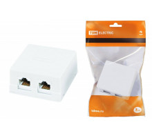 Коммуникационные розетки Компьютерная розетка 2xRJ-45 TDM SQ1809-0004