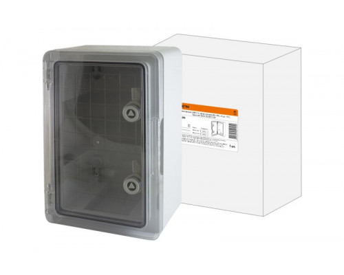 Бокс пластиковый  IP65 ЩМП-0-6, прозр., крышка ABS, -45 до +75 С, навесной, (500x400x180) TDM SQ0933-0206