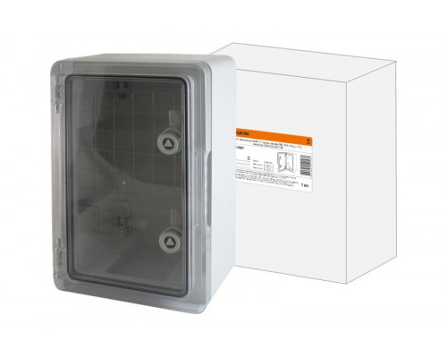 Бокс пластиковый  IP65 ЩМП-0-7, прозр., крышка ABS, IP65, -45 до +75 С, навесной, (600x400x200) TDM SQ0933-0207
