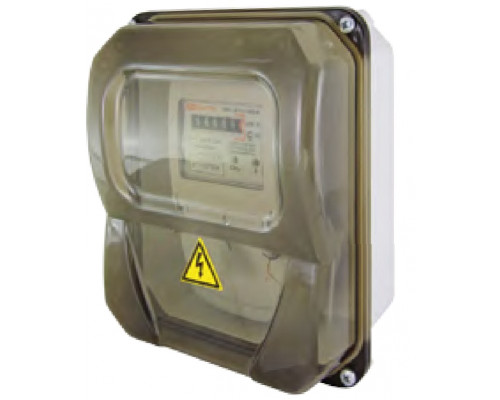 Щит пластиковый учета ЩУ-1Н-1ф 226х197х90 мм пластиковый IP55 TDM SQ0906-0501