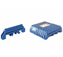 Шина "N" нулевая в изоляторе на DIN-рейку 8x12мм 12 групп SQ0801-0079