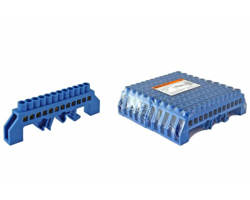 Шина "N" нулевая в изоляторе на DIN-рейку 8x12мм 12 групп SQ0801-0079