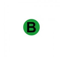 Наклейка символ  "B" d=20мм TDM ЦЕ-00002622 SQ0817-0087