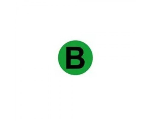 Наклейка символ  "B" d=20мм TDM ЦЕ-00002622 SQ0817-0087