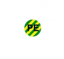 Наклейка символ  "PE" d=20мм TDM ЦЕ-00002624 SQ0817-0089