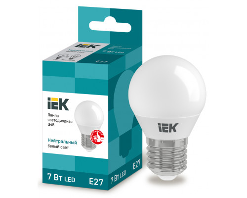 Лампа светод LED G45 шар 10Вт 220В Е27 6500К 850Лм Aktiv ЦЕ-00003304 102-40