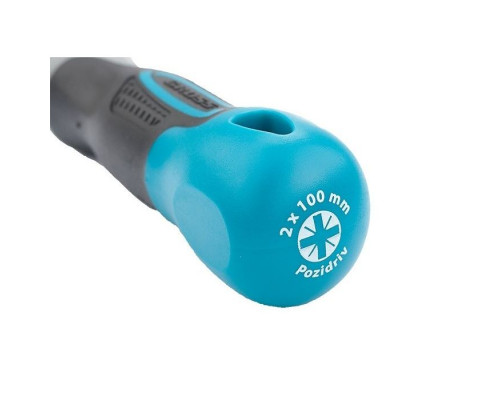 Отвертка Gross PZ2 x 100 мм, S2, трехкомпонентная ручка, шт