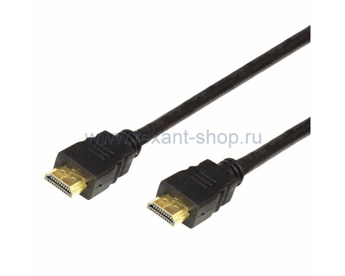 Шнур HDMI - HDMI gold 10М с фильтрами REXANT, Шт